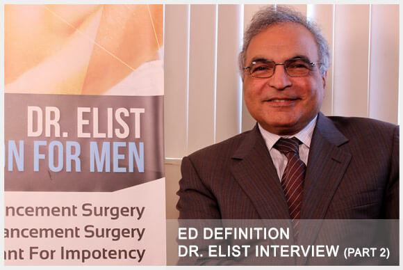 Erectile Dysfunction Definition | Categories | Dr Elist