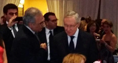 Senator Harry Reid  and Dr Elist Photo