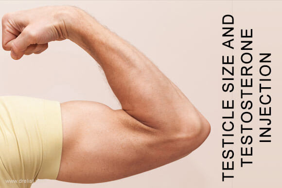 Testicle size and testosterone injection