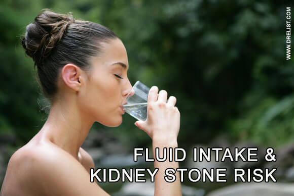 High Fluid Intake Lowers Kidney Stone Risk