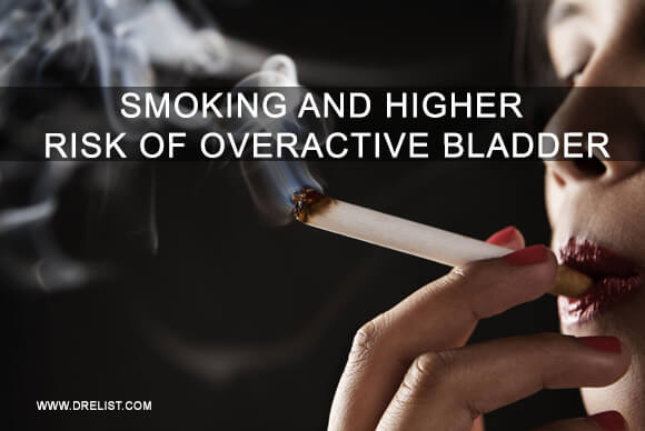 Smoking and higher risk of overactive bladder