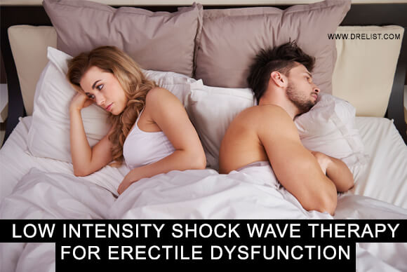 Low Intensity Shock Wave Therapy For Erectile Dysfunction